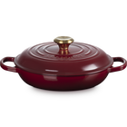 Cast Iron Signature Shallow CasseroleGarnet image number 1